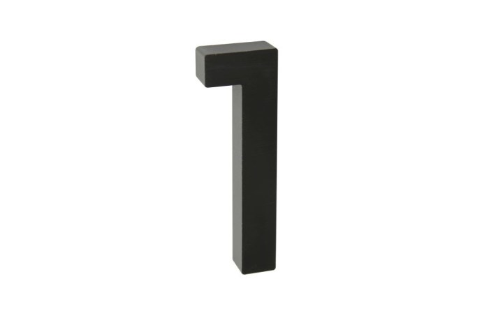 Hliníkové domovní číslo RN.100LV.1.AL.C.3D