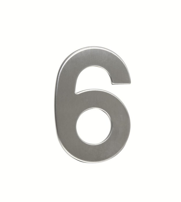 Nerezové domovní číslo RN.95L.6.N